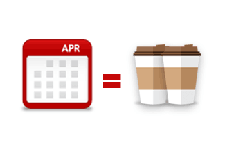 Membership fees are less than 2 coffees a month